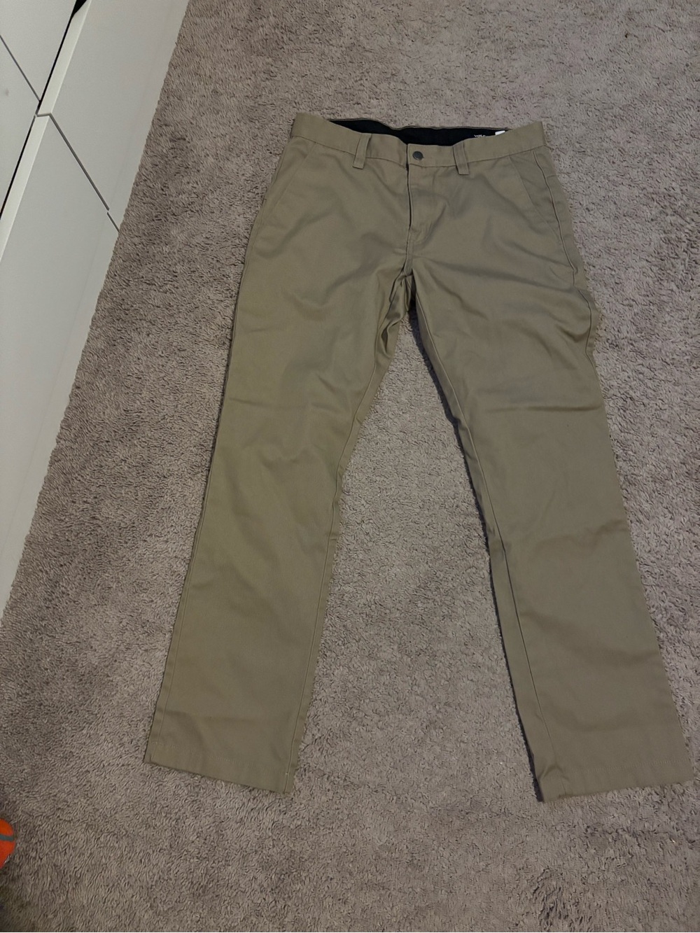 Volcom Men's Straight Chino Pants - Tan